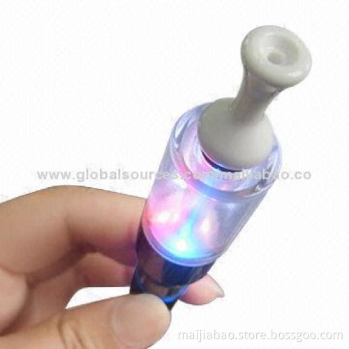 New Developed e cig LED Tank Atomizer with Very Beautiful, No Burning Taste